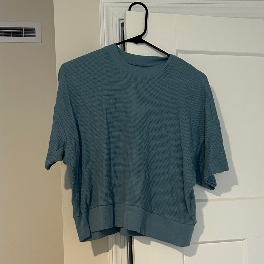 Madewell Teal Short Sleeve Top
